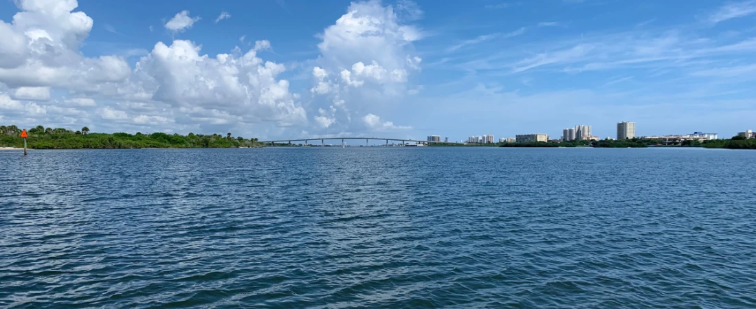 Sunset at Dunlawton Bridge Fishing Pier